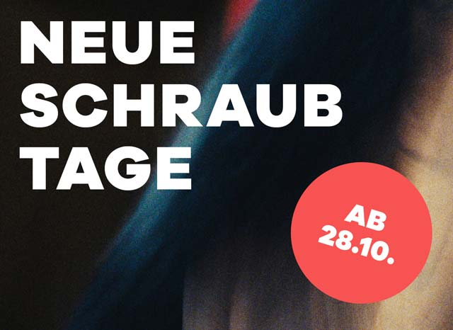 urban apes Kiel Grafik Neue Schraubtage ab 28.10.