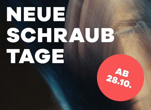 urban apes Grafik Neue Schraubtage ab 28.10.